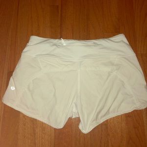 Lululemon white shorts